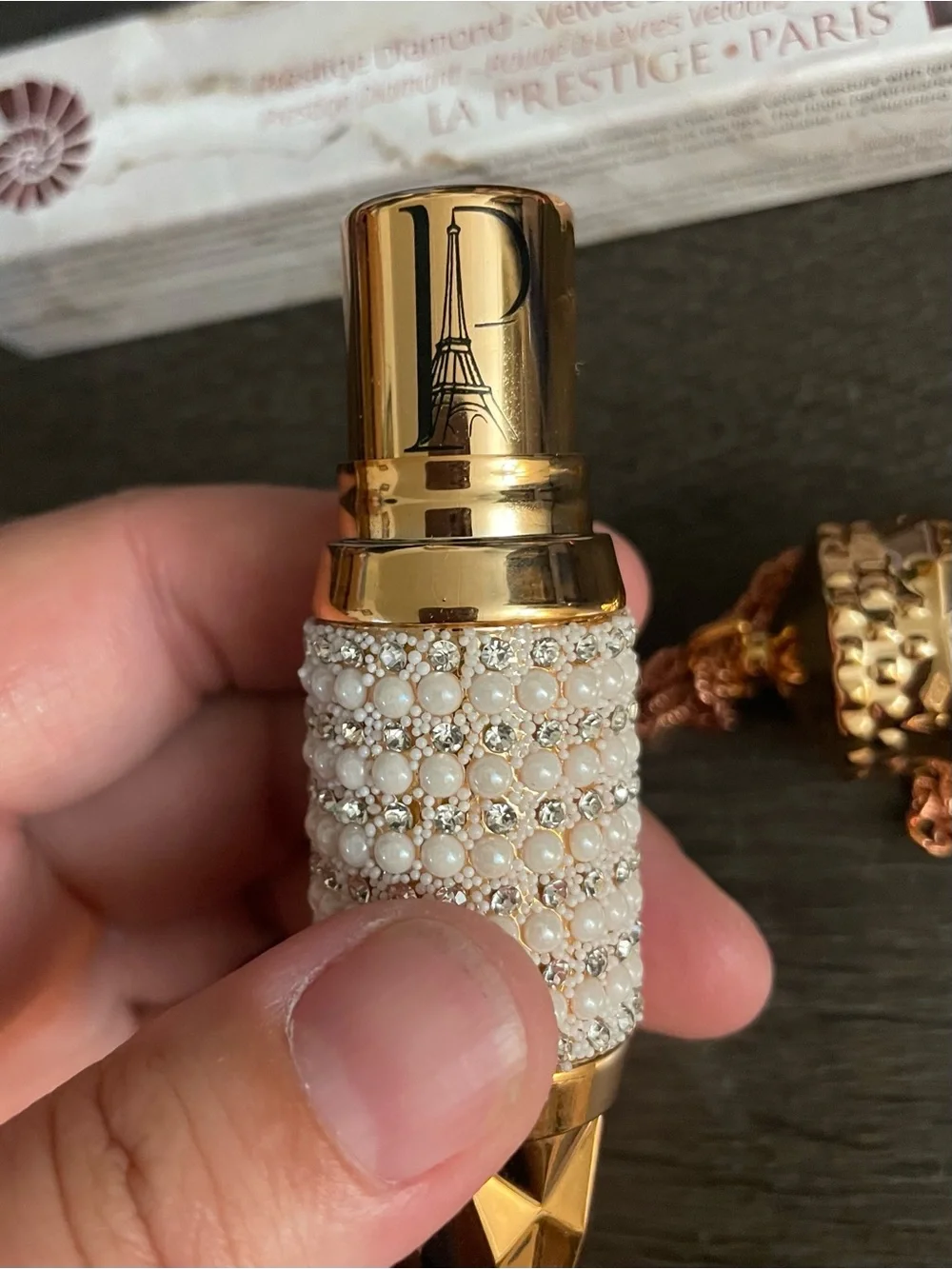 NIB- LA Prestige Paris- Prestige Diamond Dirty Velvet Nude Lipstick